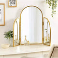 Miroir Arche Trépied Or 28"x28" - Kate & Laurel : Style Moderne, Fixation Murale, Aucun Assemblage Requis