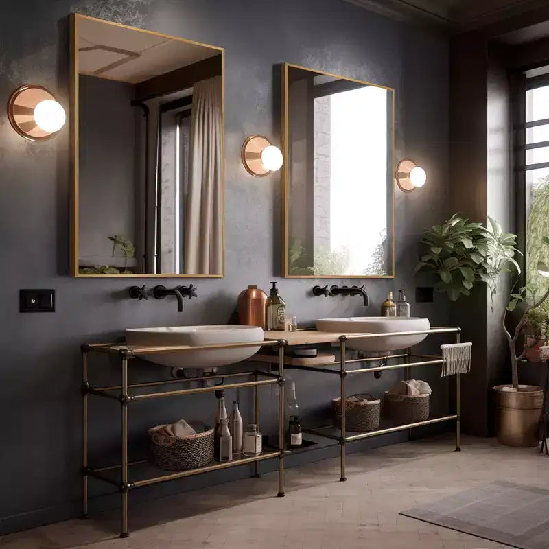 Miroir mural Miroir de courtoisie pour salle de bain Collection de miroirs de courtoisie