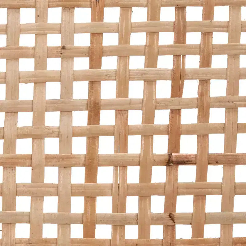 Chaise en rotin tressé, finition naturelle