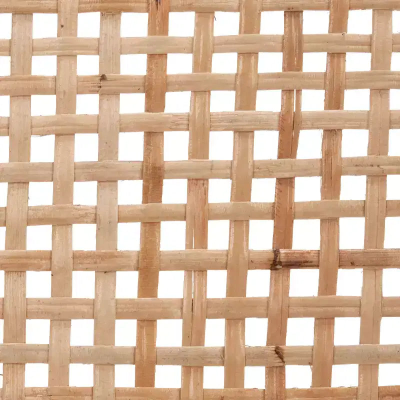 Chaise en rotin tressé, finition naturelle