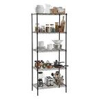 FDW 5 Tier Wire Shelving Unit Heavy Duty Storage Rack Metal Shelf Garage Organizer Wire Rack