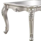 Table de salle à manger rectangulaire de 244 cm (finition champagne) — style élégant, huit places.