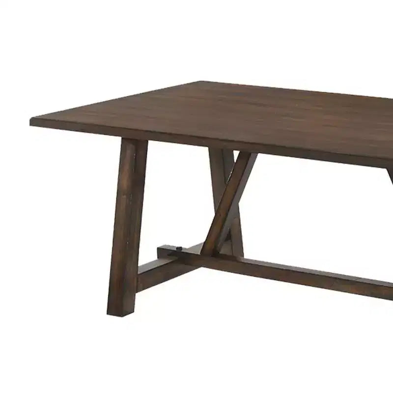 Table à manger chêne foncé