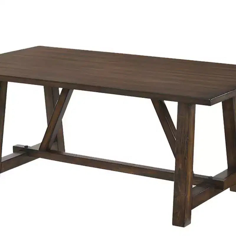 Table à manger chêne foncé