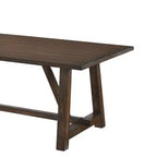 Table à manger chêne foncé