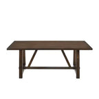 Table à manger chêne foncé