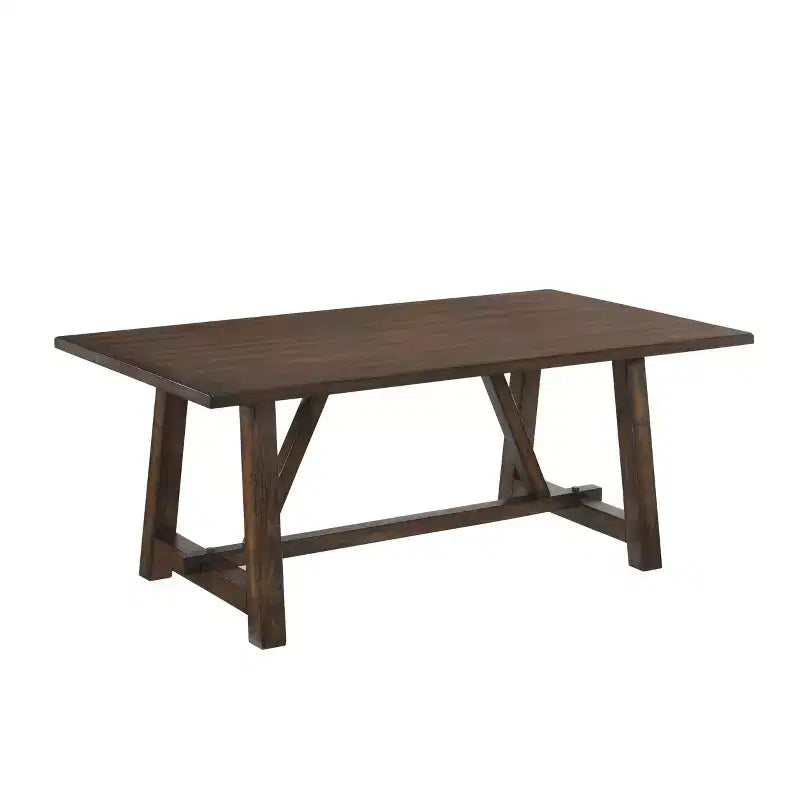 Table à manger chêne foncé