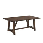 Table à manger chêne foncé
