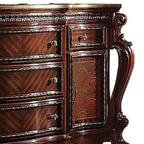 Commode 69 po Chêne Miel - : Style Vintage, 5 Tiroirs et Placards