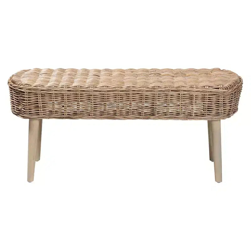 Banc décoratif naturel (Gris)