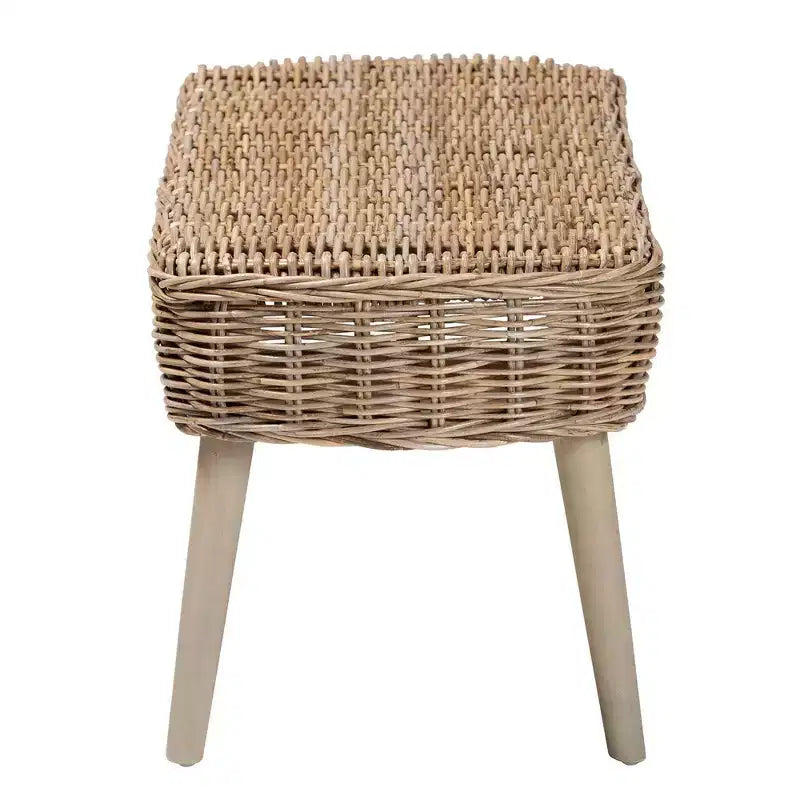 Banc décoratif naturel (Gris)