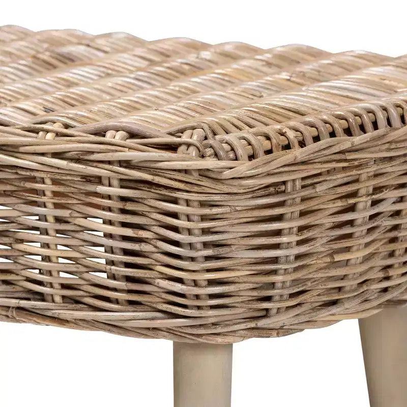 Banc décoratif naturel (Gris)