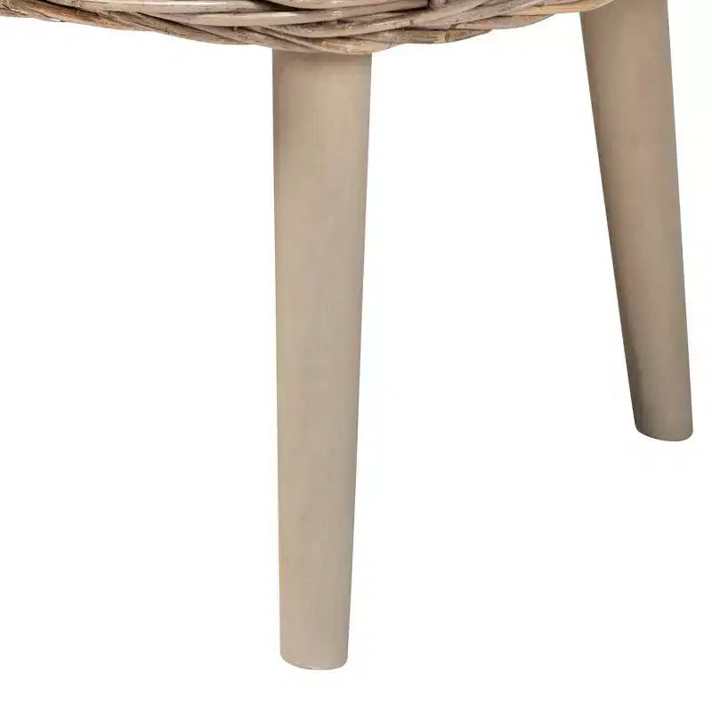Banc décoratif naturel (Gris)