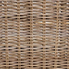 Banc décoratif naturel (Gris)