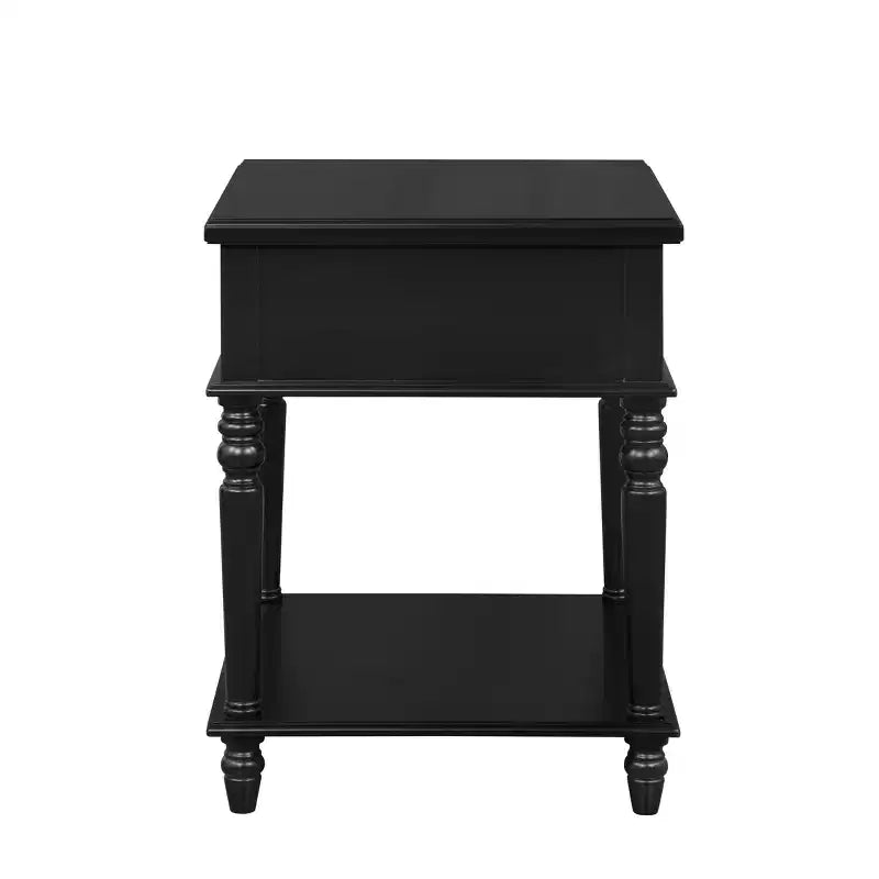 Table d'appoint noire