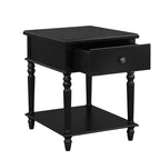 Table d'appoint noire