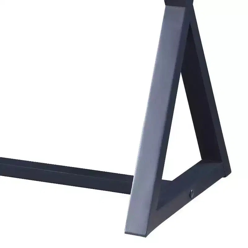 Console 42 po au fini noir – : Bois de peuplier anthracite, tiroir de rangement