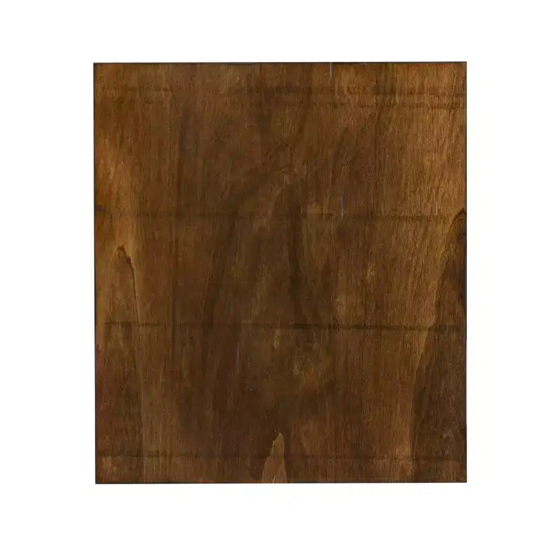Table d'appoint de style traditionnel en noyer et métal noir vieilli - : Côté canapé, utilisation en chambre