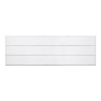 Banc rectangulaire en bois, 42x14x19, blanc