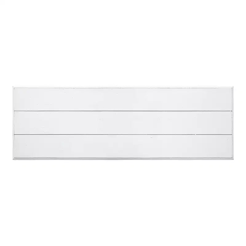Banc rectangulaire en bois, 42x14x19, blanc