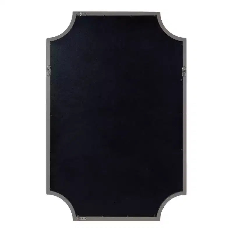 Miroir en MDF festonné, 24x36, Argent