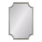 Miroir en MDF festonné, 24x36, Argent