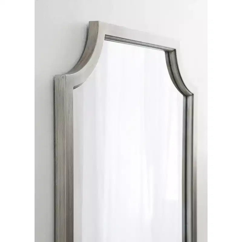 Miroir en MDF festonné, 24x36, Argent