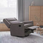 Fauteuil relax pivotant et à bascule 3-en-1 manuel traditionnel