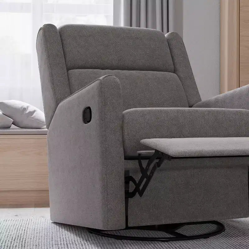 Fauteuil relax pivotant et à bascule 3-en-1 manuel traditionnel