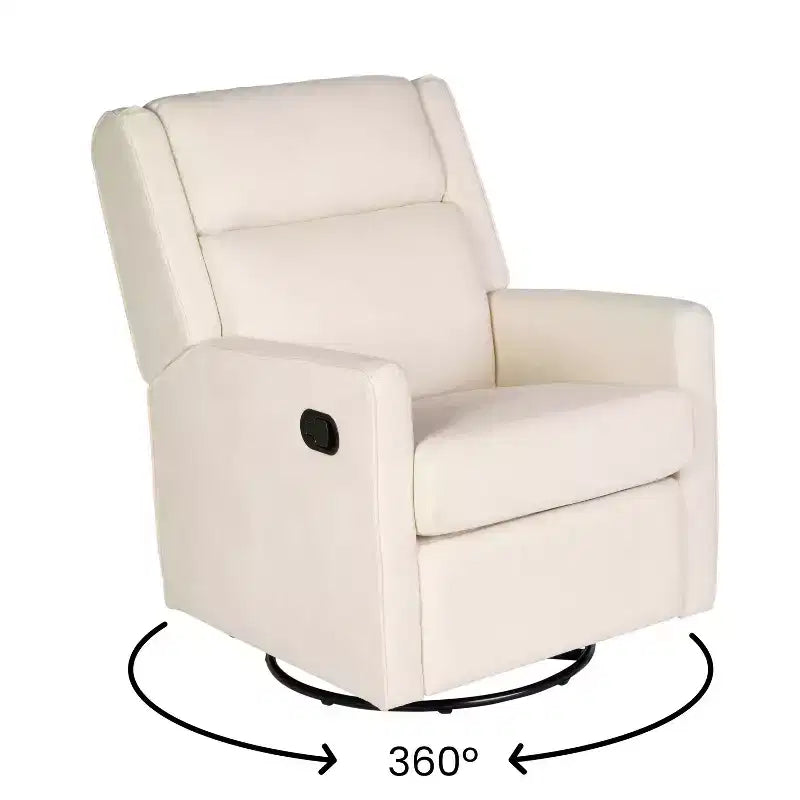 Fauteuil relax pivotant et à bascule 3-en-1 manuel traditionnel