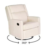Fauteuil relax pivotant et à bascule 3-en-1 manuel traditionnel