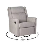 Fauteuil relax pivotant et à bascule 3-en-1 manuel traditionnel