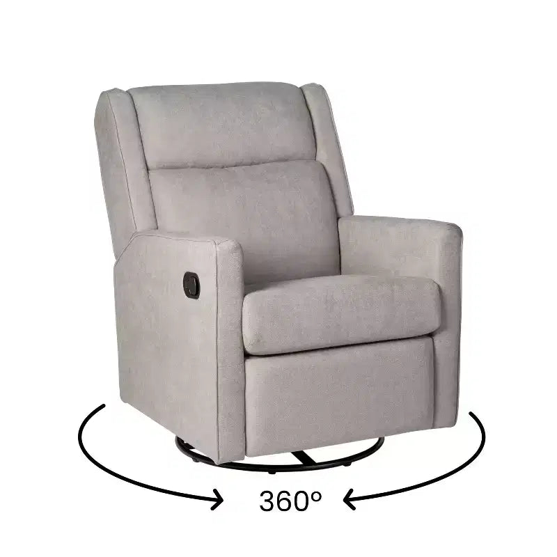 Fauteuil relax pivotant et à bascule 3-en-1 manuel traditionnel