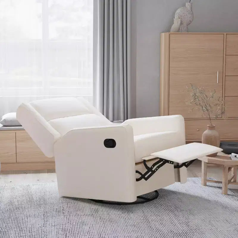 Fauteuil relax pivotant et à bascule 3-en-1 manuel traditionnel