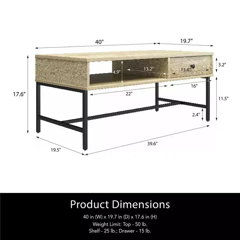 Table basse, naturel