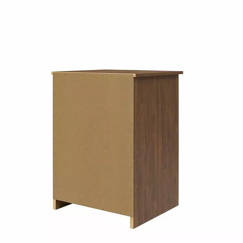Table de chevet avec tiroirs