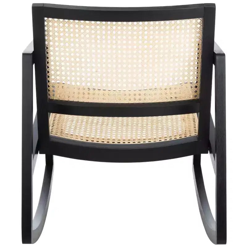 Fauteuil à bascule en rotin