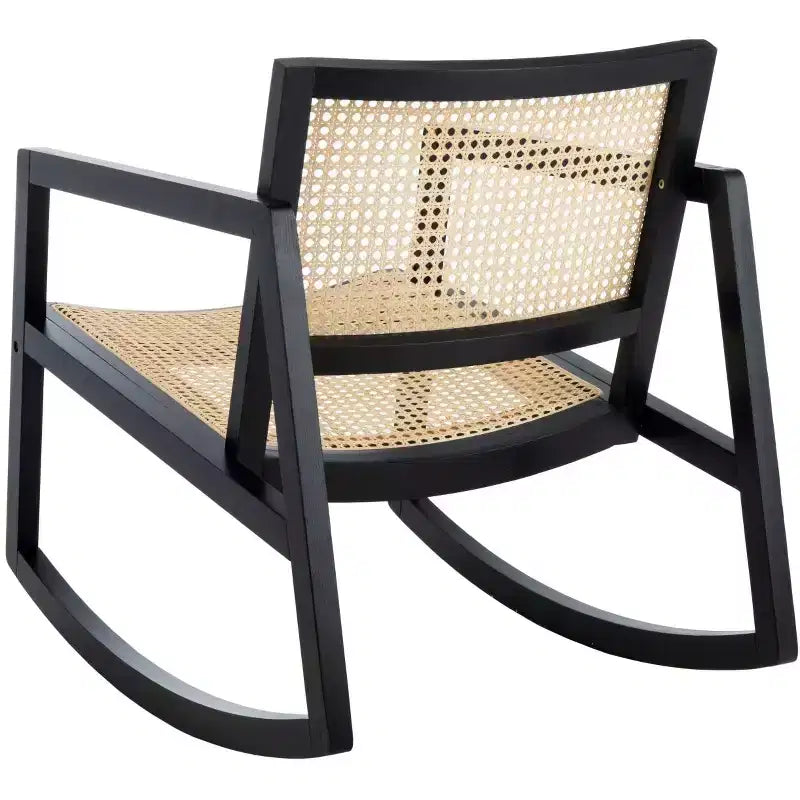 Fauteuil à bascule en rotin