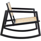 Fauteuil à bascule en rotin