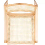 Fauteuil à bascule en rotin