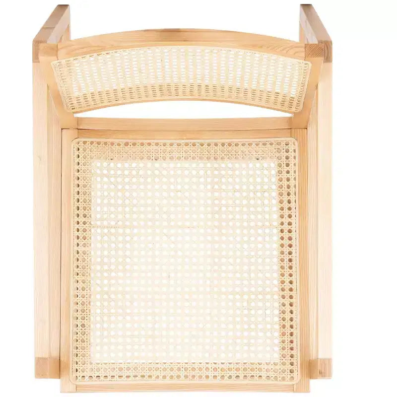 Fauteuil à bascule en rotin