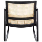 Fauteuil à bascule en rotin
