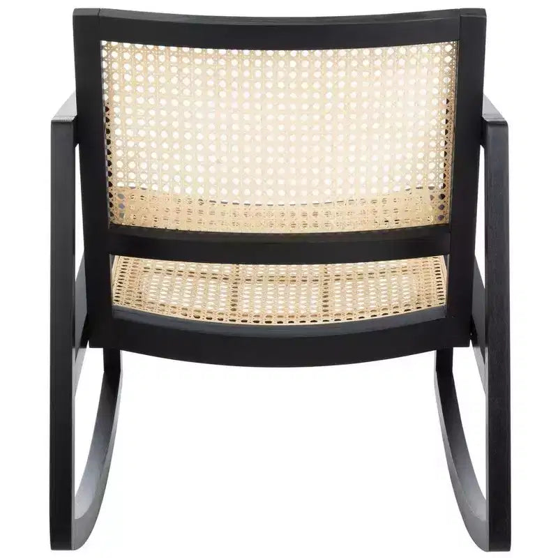 Fauteuil à bascule en rotin