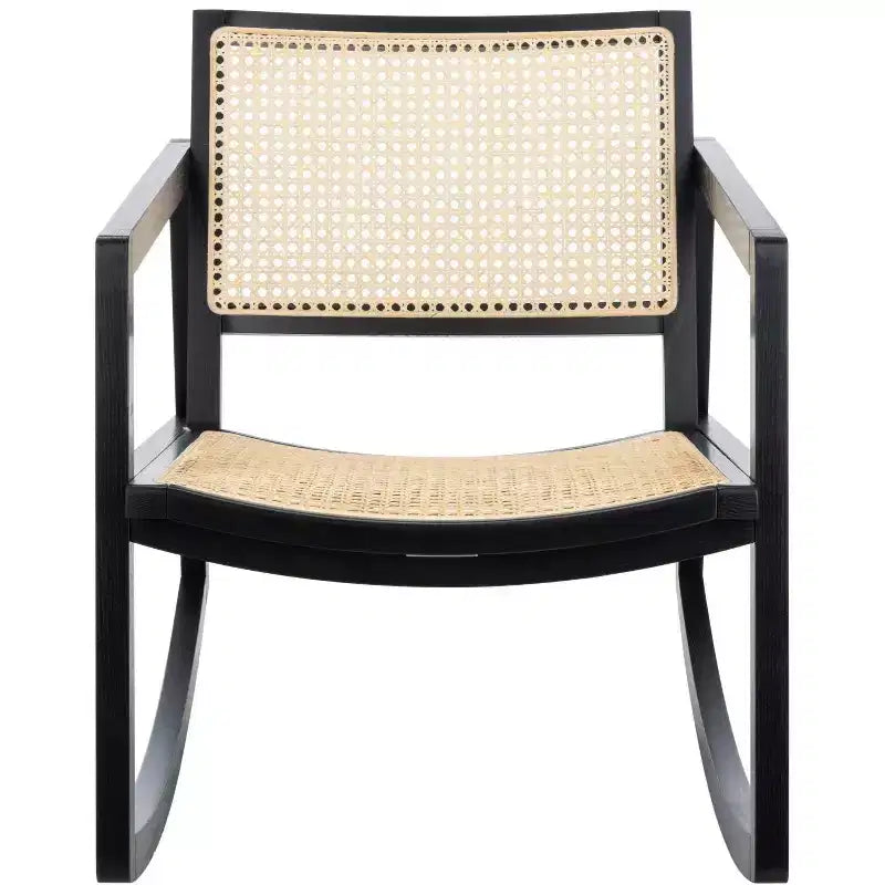 Fauteuil à bascule en rotin