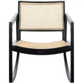 Fauteuil à bascule en rotin
