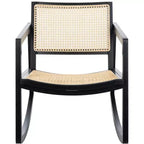 Fauteuil à bascule en rotin