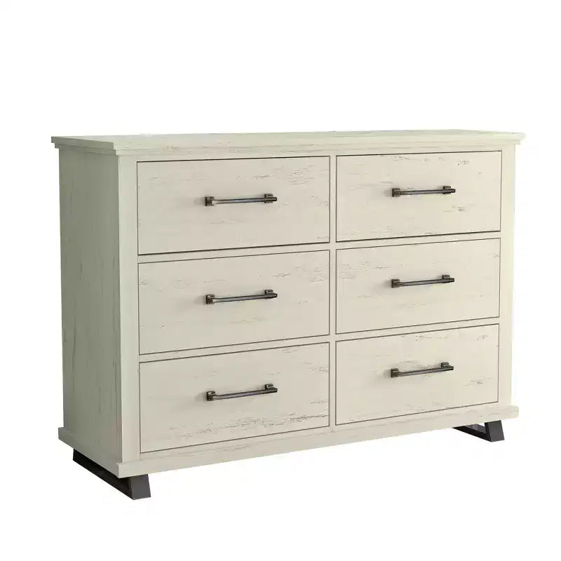 Commode à six tiroirs de 52 pouces
