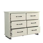 Commode à six tiroirs de 52 pouces