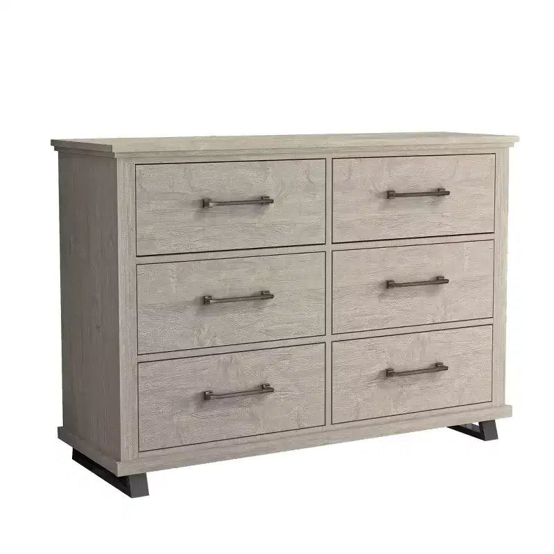 Commode à six tiroirs de 52 pouces