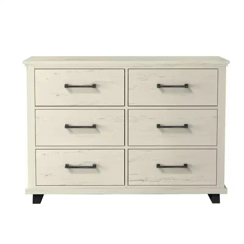 Commode à six tiroirs de 52 pouces